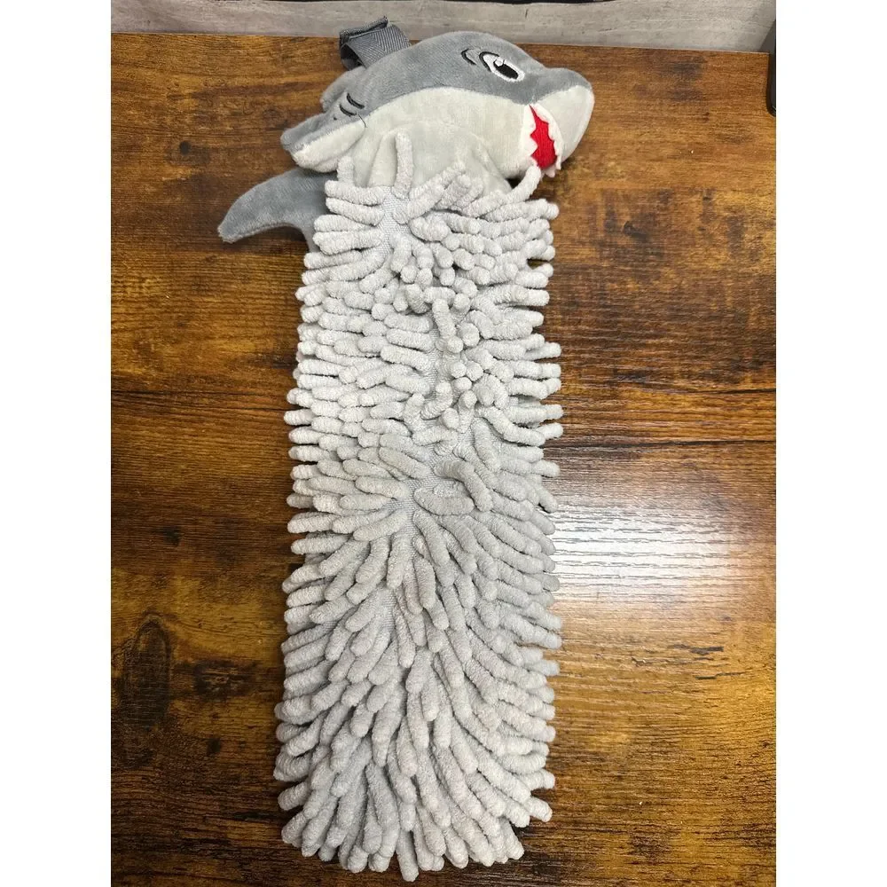 Norwex Kids Pet to Dry Shark‎ Hand Towel Cloth with BACLOCK Microfiber Chenille